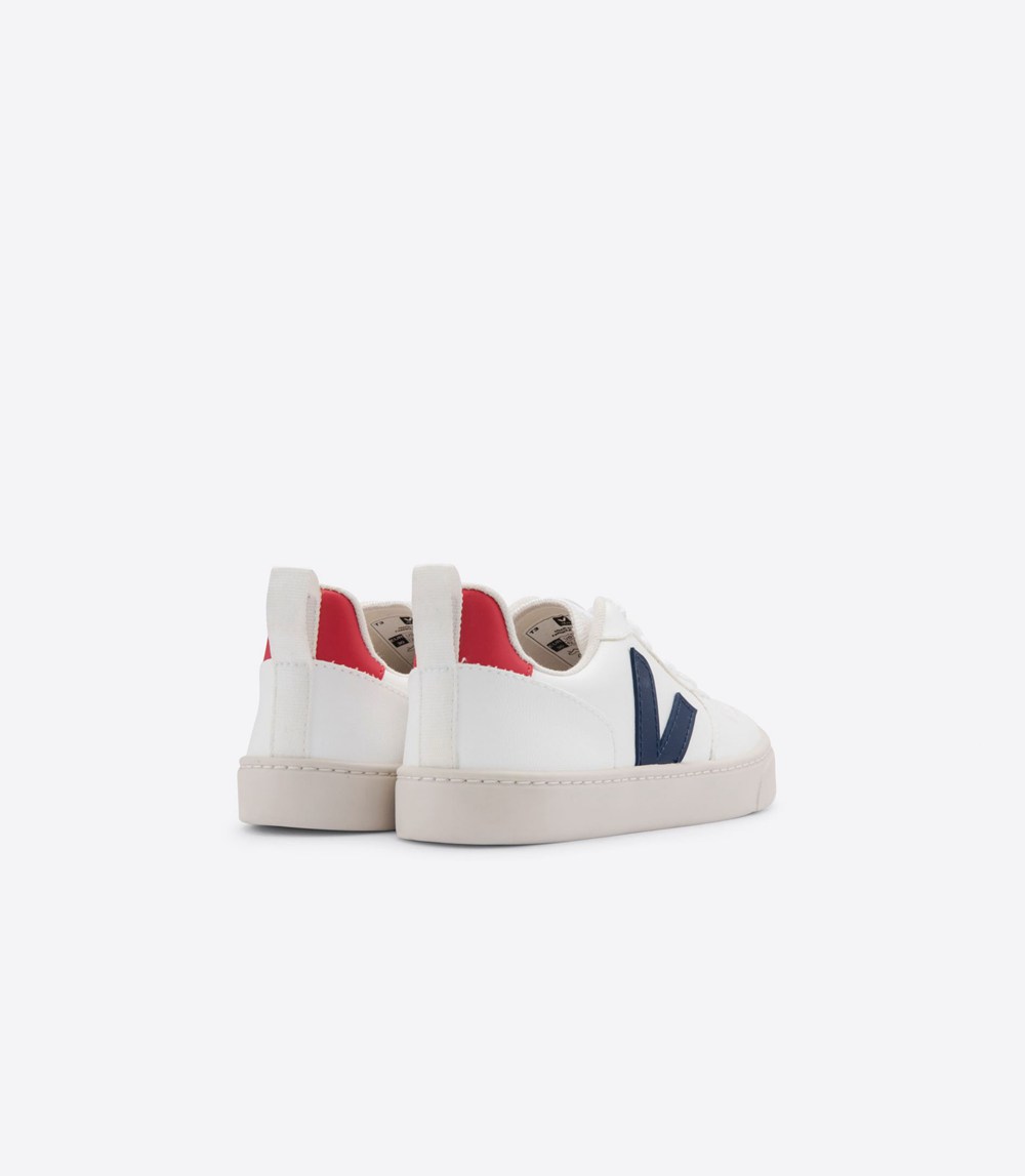 Veja Sneakers Kids - V-10 Lace Cwl - White - 2061EAICN